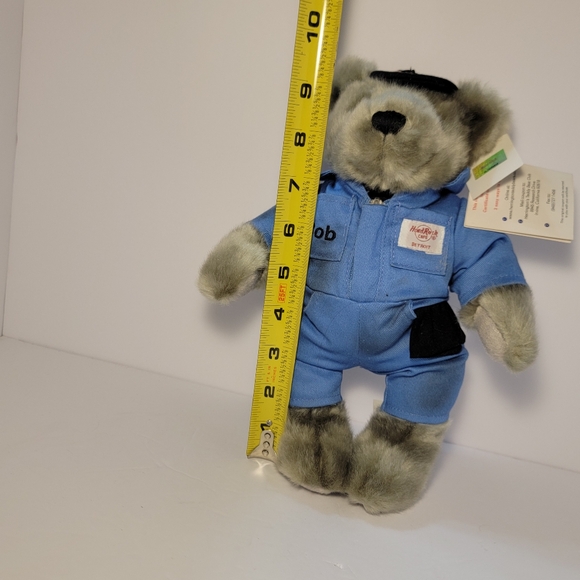 NWT Vintage Hard Rock Cafe 2008 Detroit Mechanic‎ Plush Stuffed Bear - Picture 9 of 10